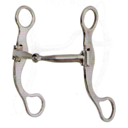 Futurity Snaffle Bit with Engraved Silver Overlay
