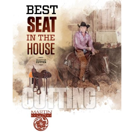 Matt Gaines Signature Series 16.5" Chestnut Cutting Saddle