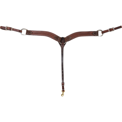 Martin Saddlery Chocolate Harness Leather 2" Breastcollar with