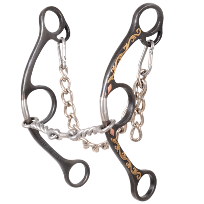 Classic Equine Sherry Cervi Diamond Long Shank Twisted Wire Dogbone Bit