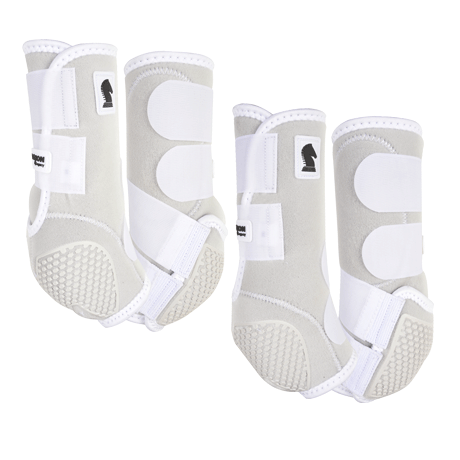 Flexion by Legacy Protection Boots Four Pack White - Koolparoo Saddle ...